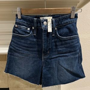 Madewell High Waisted Curvy Shorts, Size 24